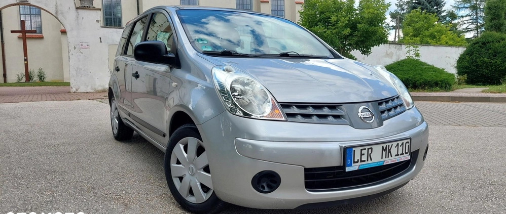 Nissan Note cena 12500 przebieg: 145000, rok produkcji 2007 z Międzylesie małe 121